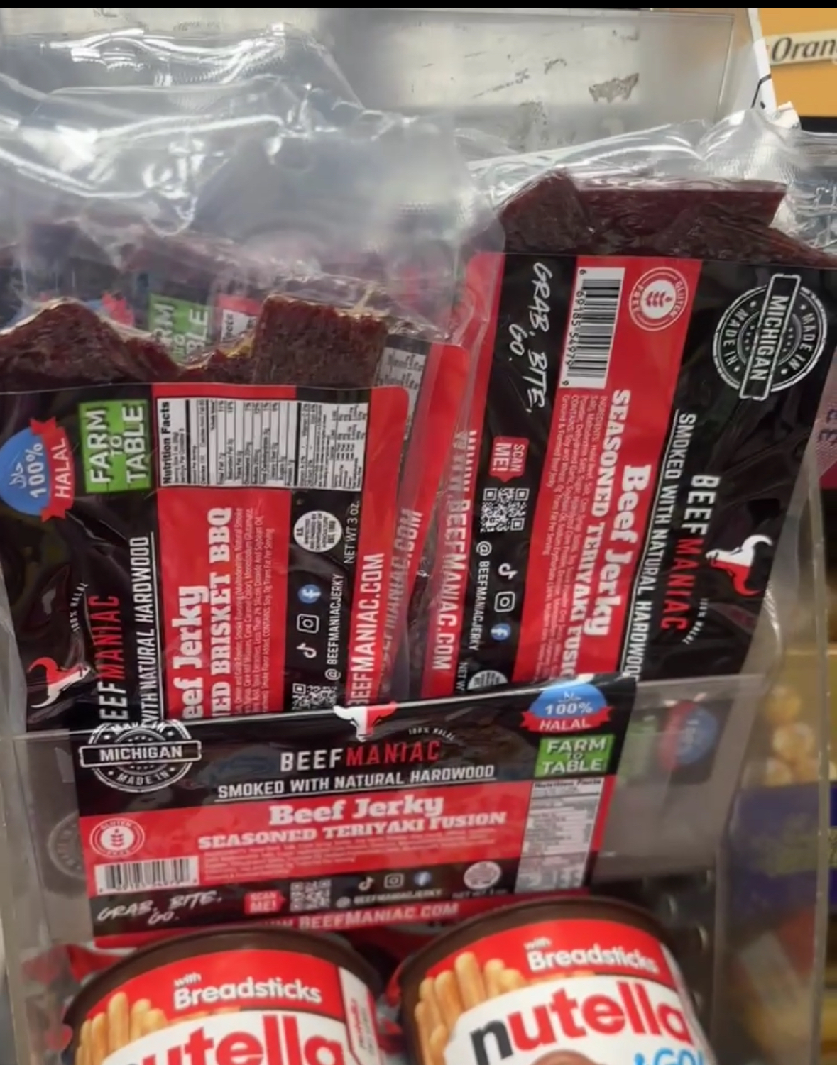 Beef Maniac Retail Display